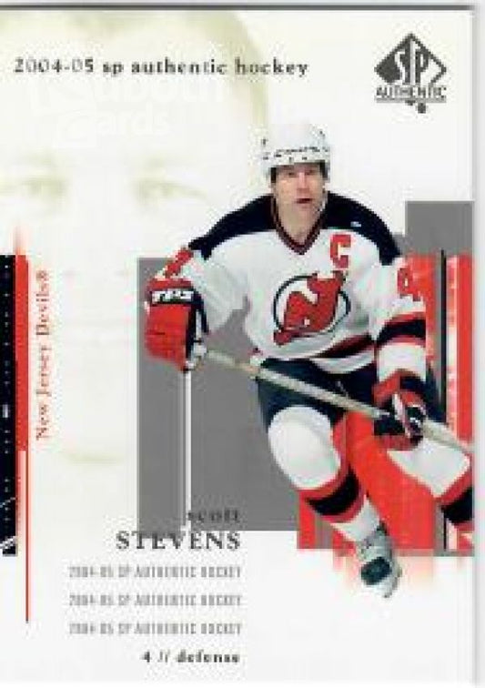 NHL 2004-05 SP Authentic - No 54 - Scott Stevens