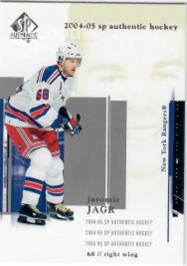 NHL 2004-05 SP Authentic - No. 57 - Jaromir Jagr