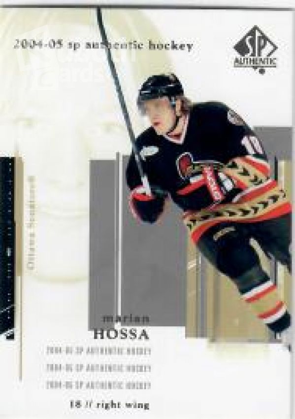 NHL 2004-05 SP Authentic - No 61 - Marian Hossa