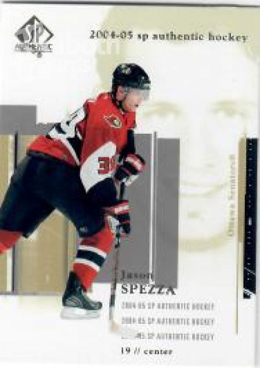 NHL 2004-05 SP Authentic - No 62 - Jason Spezza