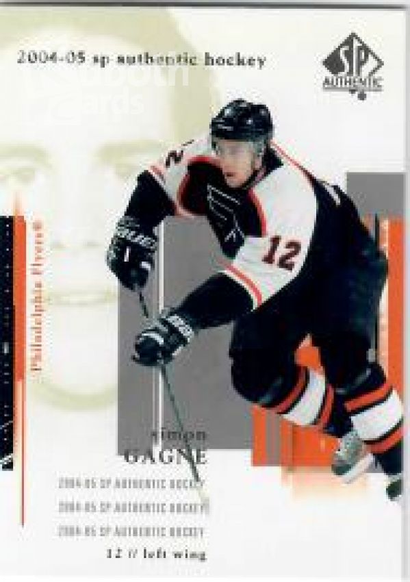 NHL 2004-05 SP Authentic - No 67 - Simon Gagne