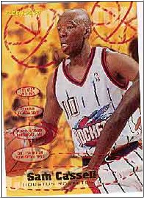 NBA 1995-96 Fleer European - No 289 - Sam Cassell