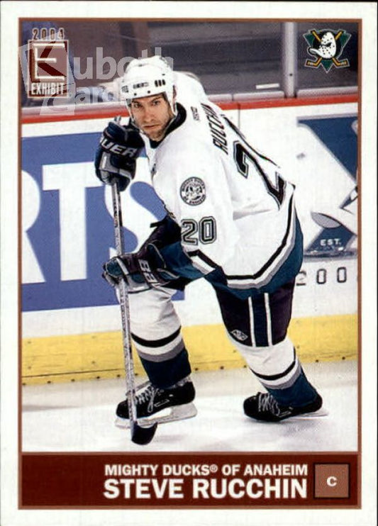 NHL 2003-04 Pacific Exhibit - No 6 - Steve Rucchin