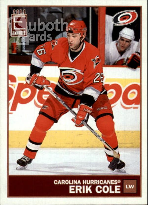 NHL 2003-04 Pacific Exhibit - No 27 - Erik Cole