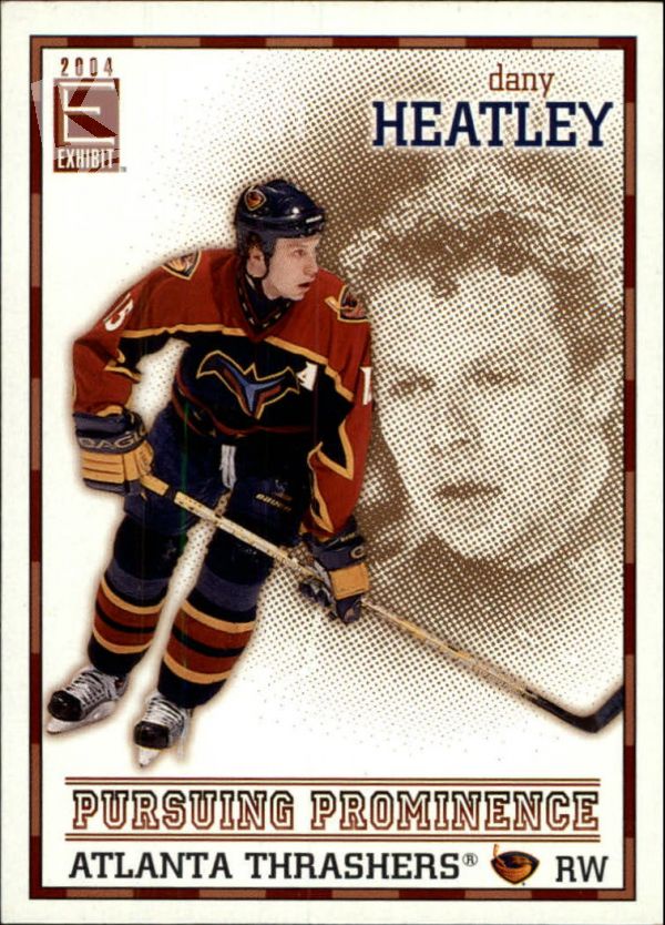 NHL 2003-04 Pacific Exhibit Pursuing Prominence - No 1 - Dany Heatley