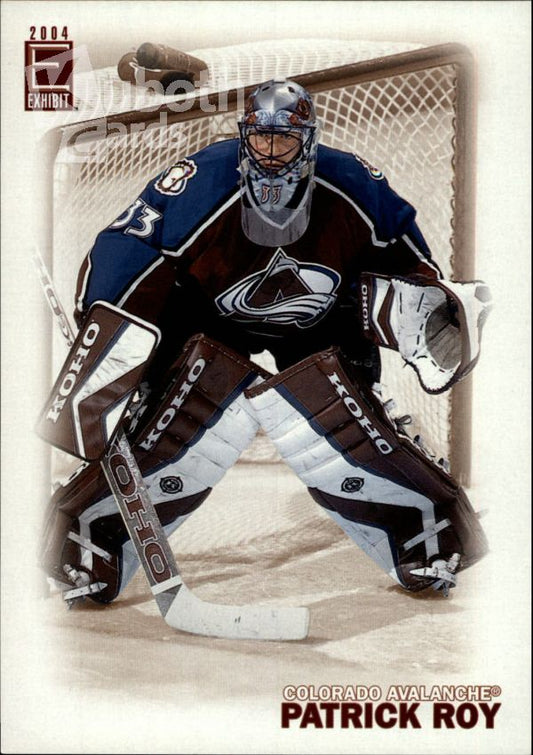 NHL 2003-04 Pacific Exhibit - No 162 - Patrick Roy