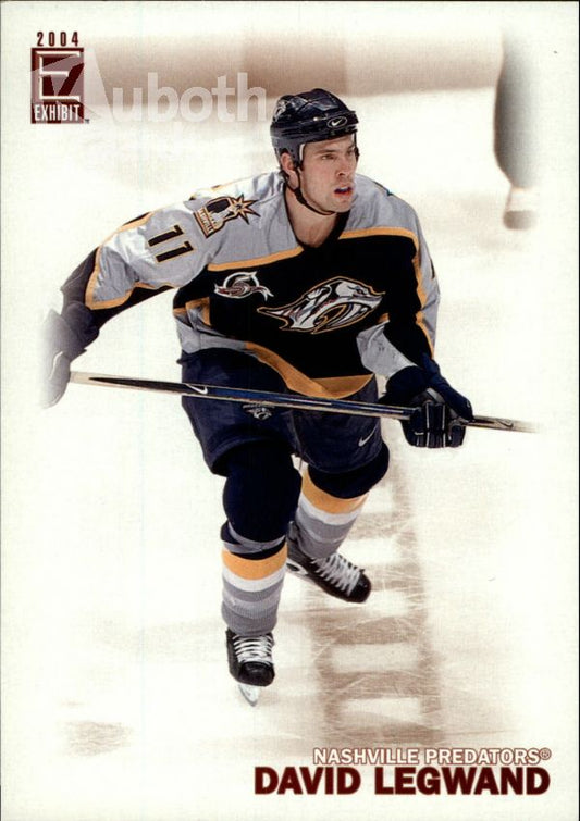 NHL 2003-04 Pacific Exhibit Blue Back - No 176 - David Legwand