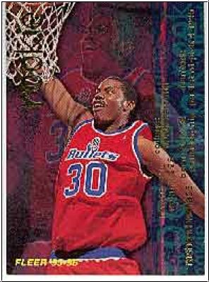 NBA 1995-96 Fleer European - No 385 - Rasheed Wallace