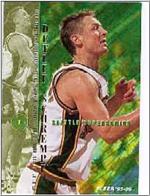 NBA 1995-96 Fleer European - No 326 - Detlef Schrempf