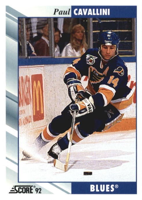 NHL 1992 / 93 Score - No 22 - Paul Cavallini