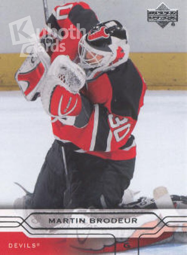 NHL 2004-05 Upper Deck - No 107 - Martin Brodeur