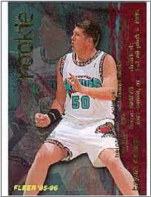 NBA 1995-96 Fleer European - No 374 - Bryant Reeves