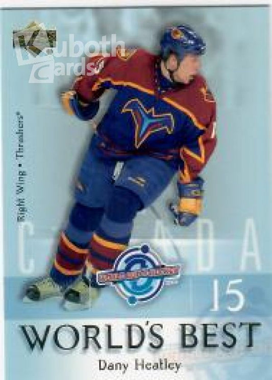 NHL 2004-05 Upper Deck World's Best - No WB7 - Dany Heatley