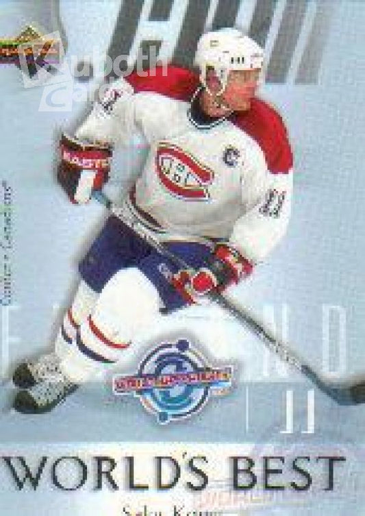 NHL 2004-05 Upper Deck World's Best - No WB12 - Saku Koivu