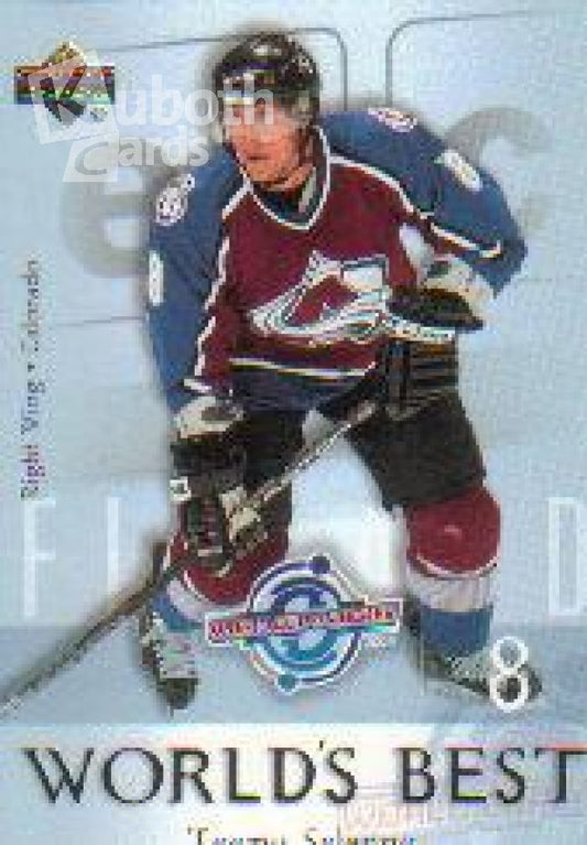 NHL 2004-05 Upper Deck World's Best - No WB14 - Teemu Selanne