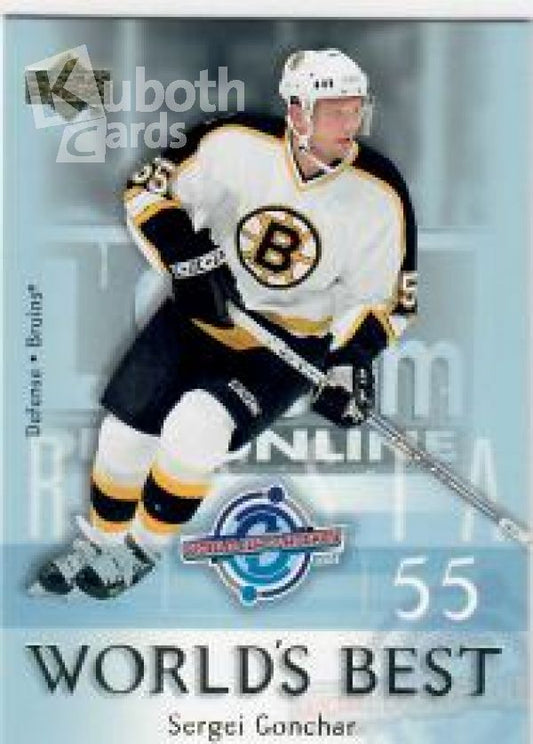 NHL 2004-05 Upper Deck World's Best - No WB17 - Sergei Gonchar