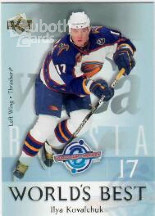NHL 2004-05 Upper Deck World's Best - No WB18 - Ilya Kovalchuk
