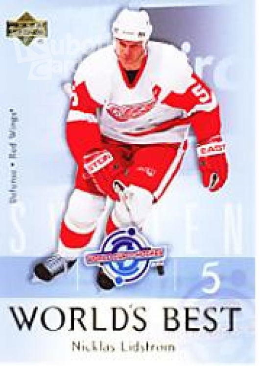 NHL 2004-05 Upper Deck World's Best - No WB26 - Nicklas Lidstrom