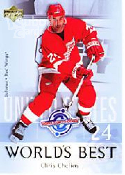 NHL 2004-05 Upper Deck World's Best - No WB28 - Chris Chelios