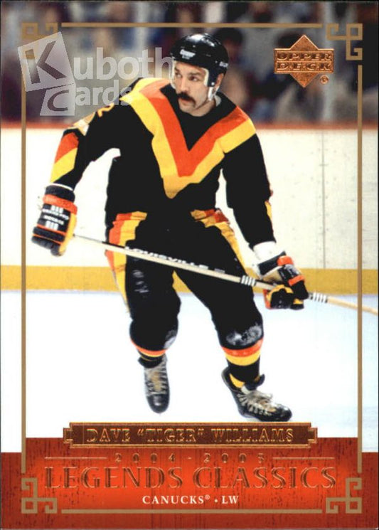 NHL 2004-05 UD Legends Classics - No 14 - Dave "Tiger" Williams