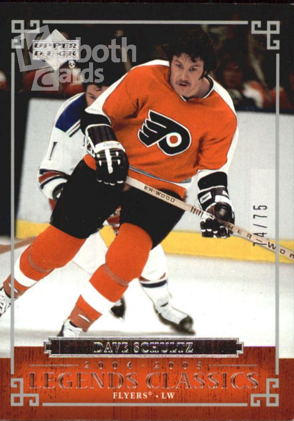 NHL 2004-05 UD Legends Classics - No 15 - Dave Schultz