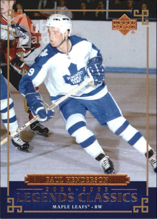 NHL 2004-05 UD Legends Classics - No 43 - Paul Henderson