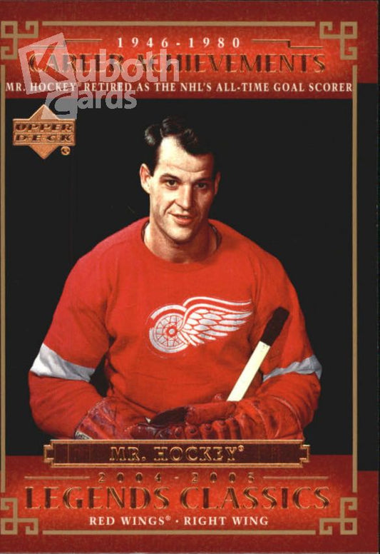 NHL 2004-05 UD Legends Classics - No 56 - Gordie Howe Mr. Hockey