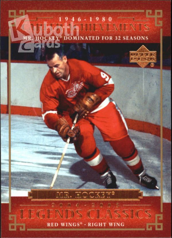 NHL 2004-05 UD Legends Classics - No 57 - Gordie Howe Mr. Hockey