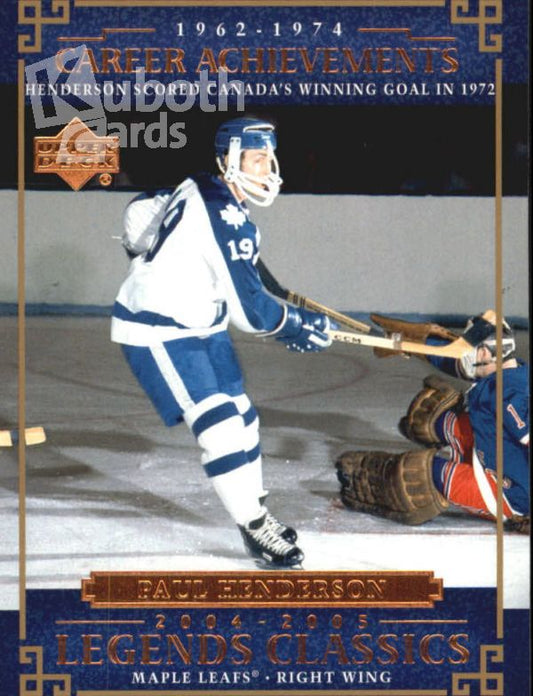 NHL 2004-05 UD Legends Classics - No 58 - Paul Henderson