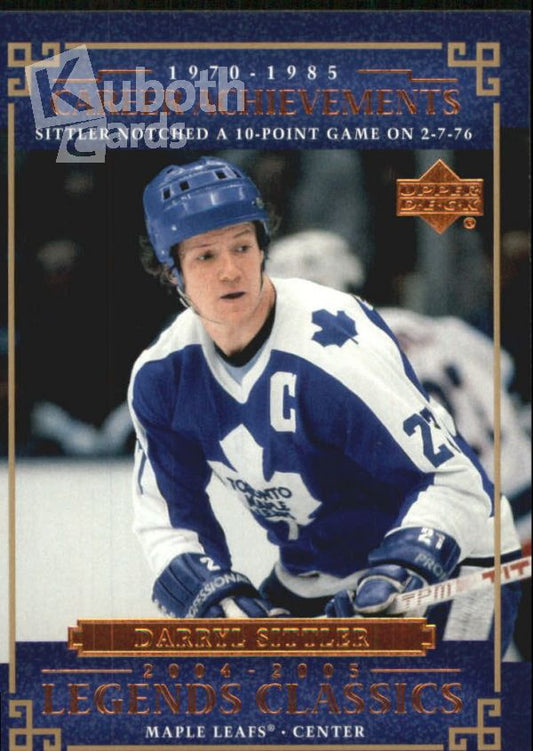 NHL 2004-05 UD Legends Classics - No 59 - Darryl Sittler