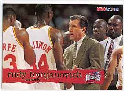 NBA 1995-96 Hoops - No 179 - Rudolph Tomjanovich