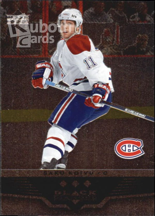 NHL 2005-06 Black Diamond - No 136 - Saku Koivu