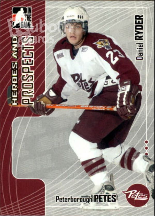 NHL 2005-06 ITG Heroes and Prospects - No 132 - Daniel Ryder