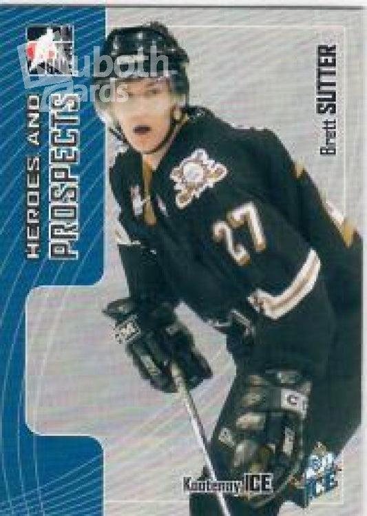 NHL 2005-06 ITG Heroes and Prospects - No 158 - Brett Sutter