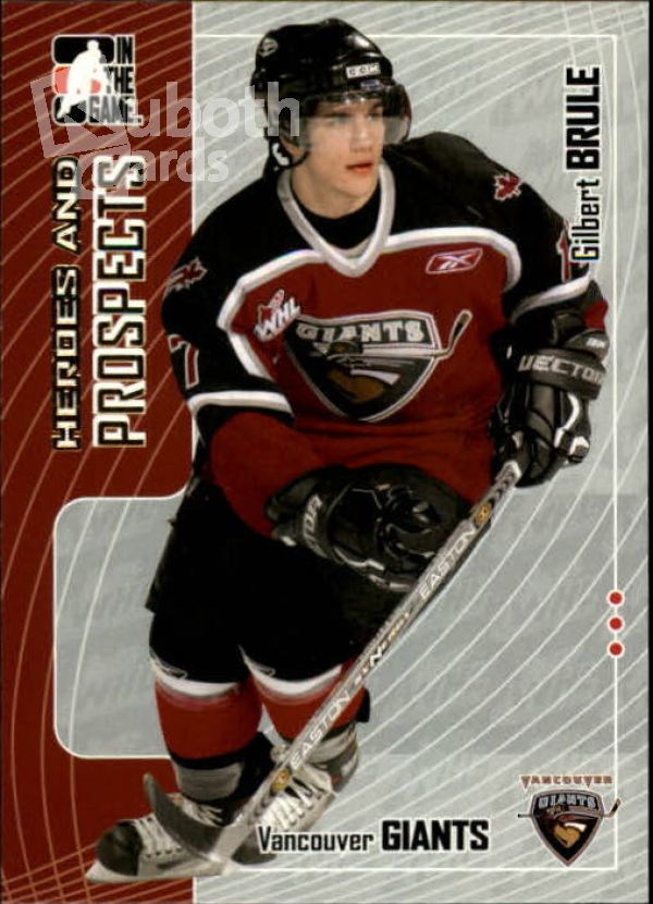 NHL 2005-06 ITG Heroes and Prospects - No 164 - Gilbert Brule