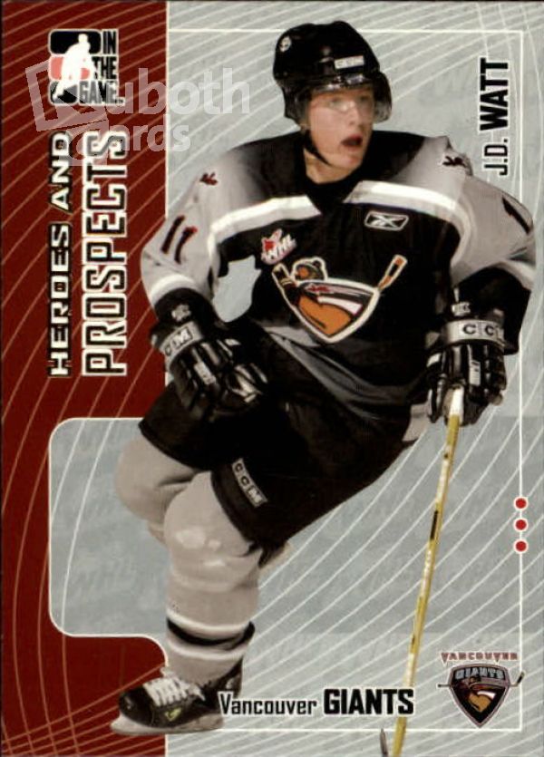 NHL 2005-06 ITG Heroes and Prospects - No 176 - J.D. Watt