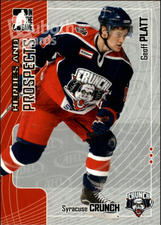 NHL 2005-06 ITG Heroes and Prospects - No 242 - Geoff Platt