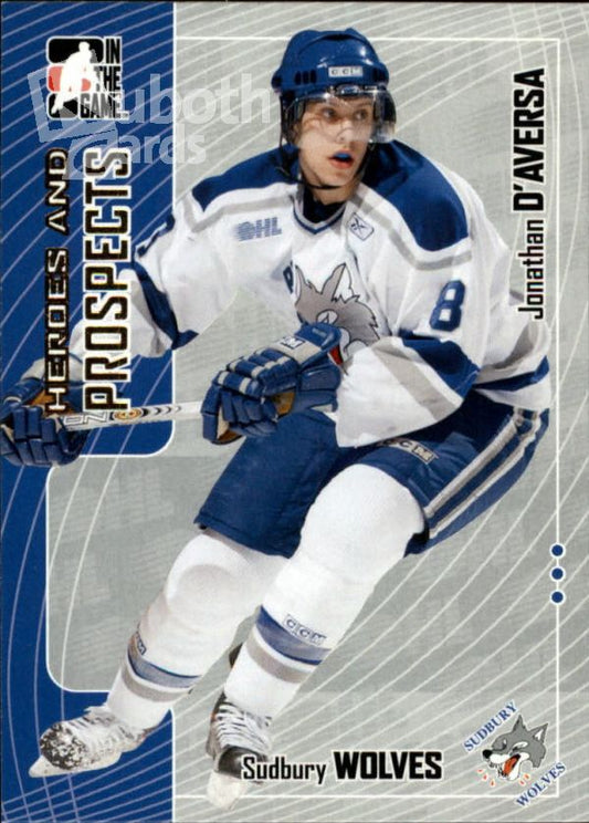 NHL 2005-06 ITG Heroes and Prospects - No 291 - Jonathan D'Aversa