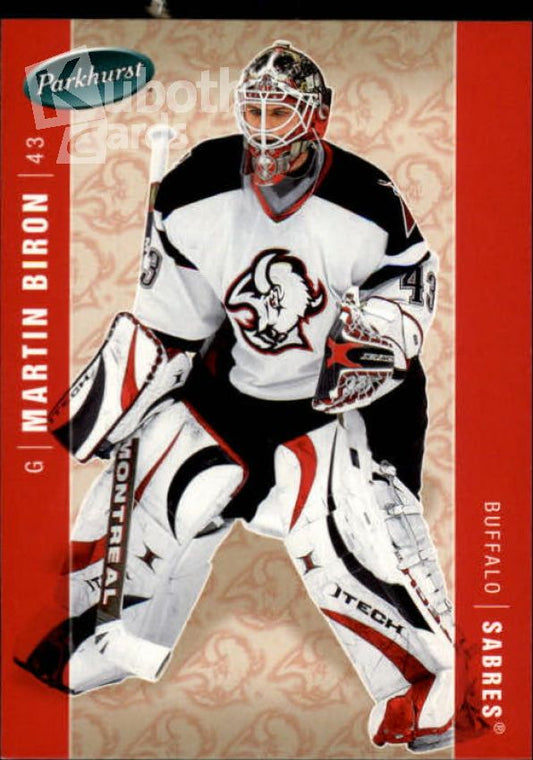 NHL 2005-06 Parkhurst - No 58 - Martin Biron