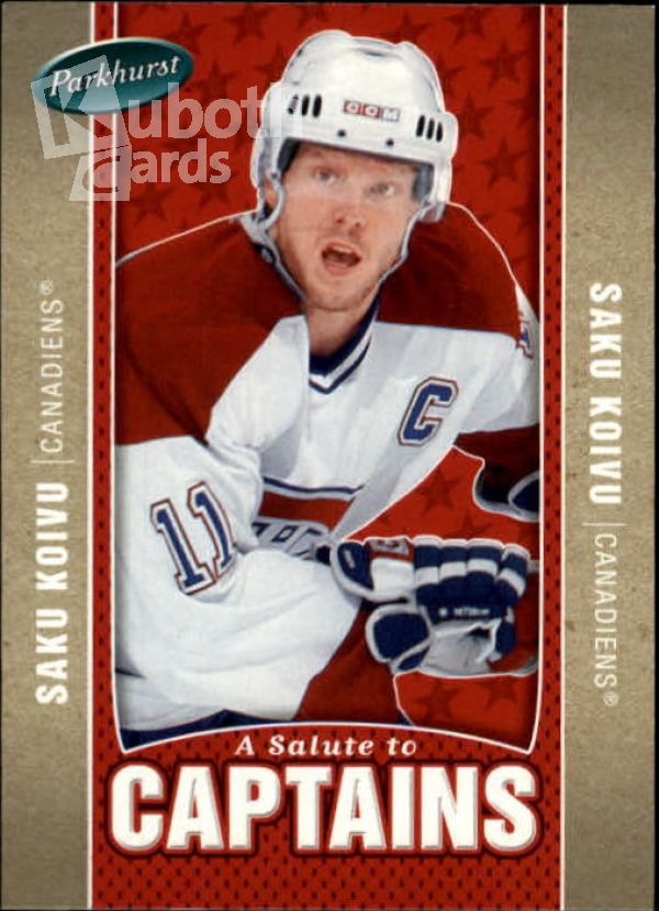 NHL 2005-06 Parkhurst - No 515 - Saku Koivu