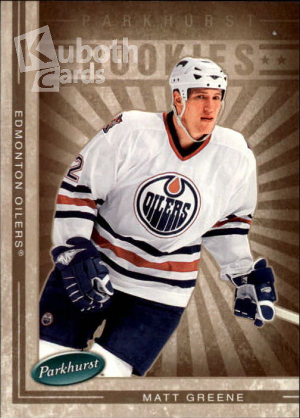 NHL 2005-06 Parkhurst - No 628 - Matt Greene