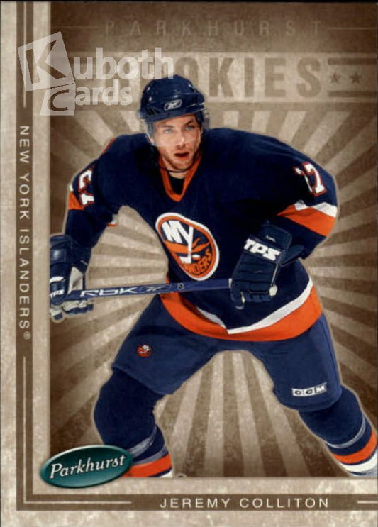 NHL 2005-06 Parkhurst - No 644 - Jeremy Colliton