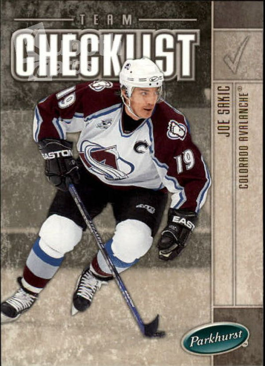 NHL 2005-06 Parkhurst - No 678 - Joe Sakic