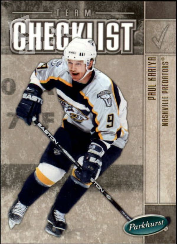 NHL 2005-06 Parkhurst - No 687 - Paul Kariya