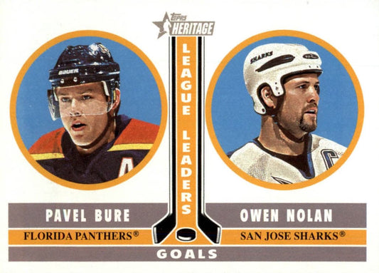 NHL 2000-01 Topps Heritage - No 230 - Pavel Bure / Owen Nolan