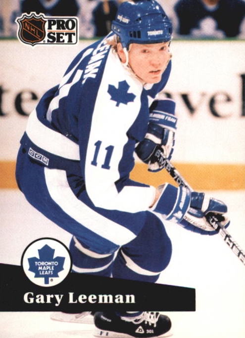 NHL 1991-92 ProSet French - No 231 - Gary Leeman