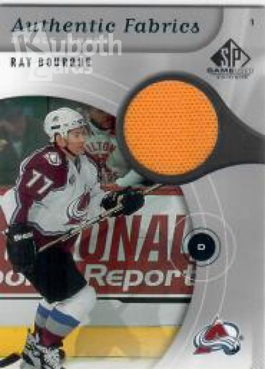 NHL 2005-06 SP Game Used Authentic Fabrics - No AF-RB - Ray Bourque