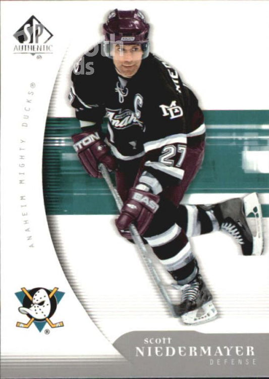 NHL 2005-06 SP Authentic - No 4 - Scott Niedermayer