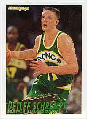 NBA 1994-95 Fleer European - No 222 - Detlef Schrempf