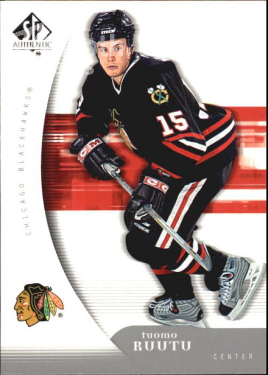 NHL 2005-06 SP Authentic - No 22 - Tuomo Ruutu